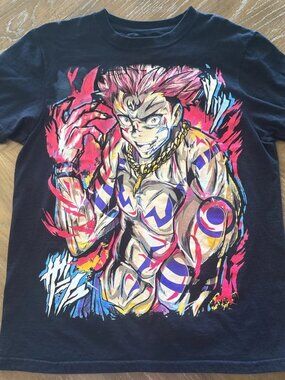 Jujutsu Kaisen Ryomen Sukuna Anime Graphic Tee UInisex NWT